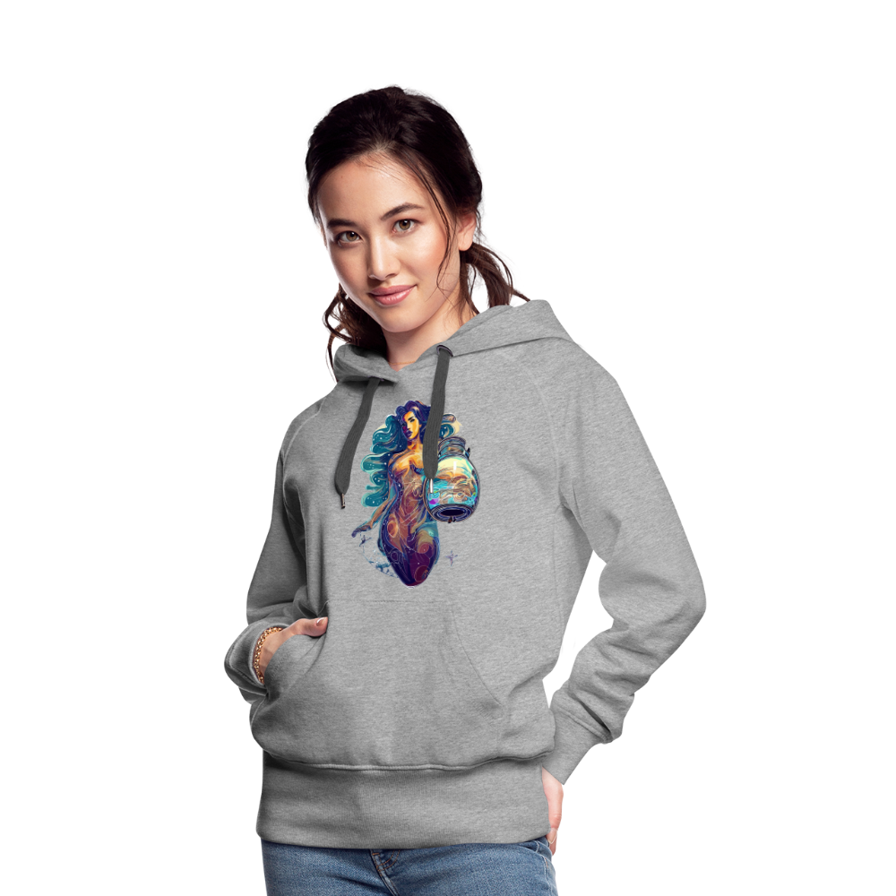 Women’s Mythical Aquarius Premium Hoodie - heather grey