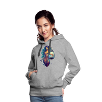 Thumbnail for Women’s Mythical Aquarius Premium Hoodie - heather grey