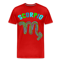 Thumbnail for Men's Power Words Scorpio Premium T-Shirt - red