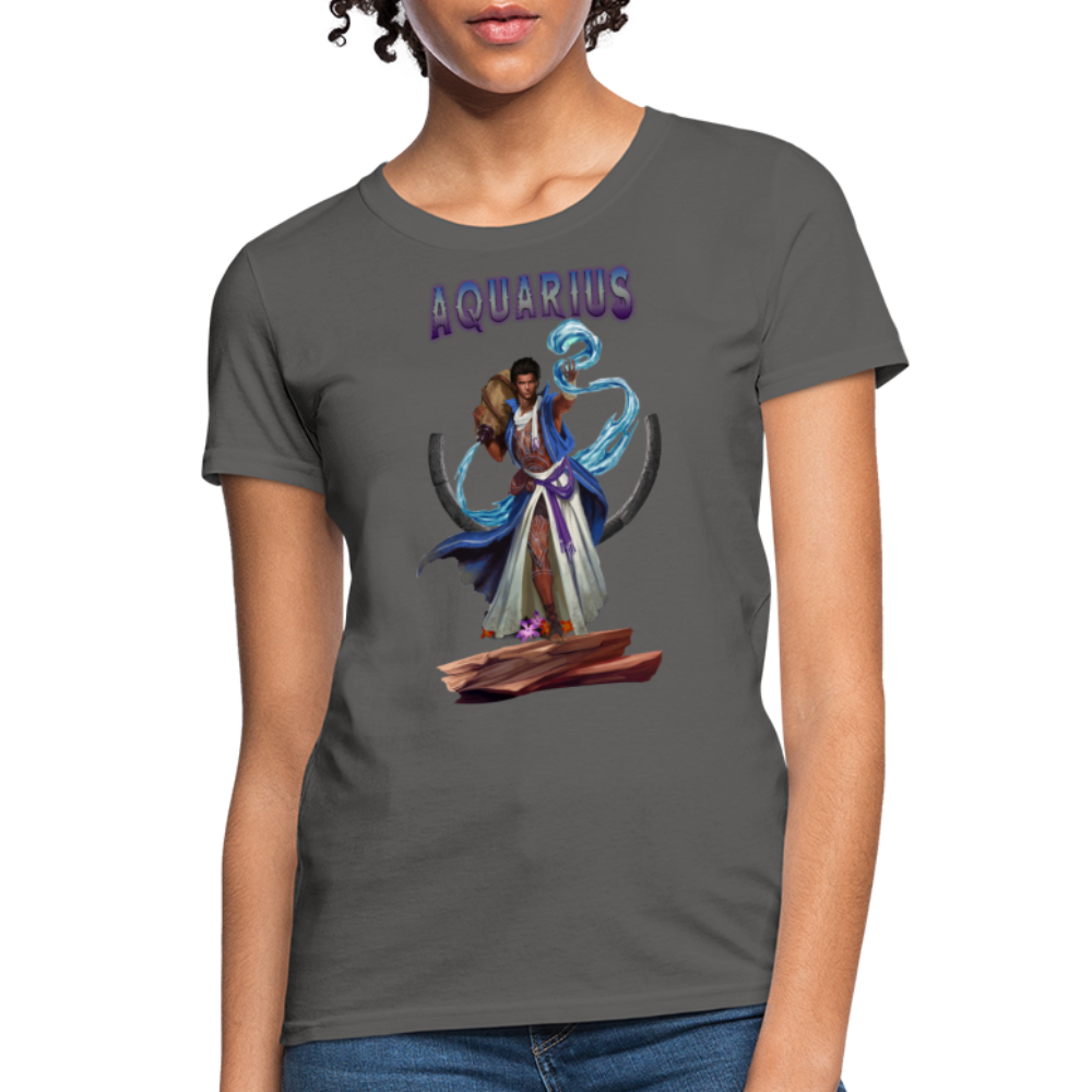 Women's Astral Aquarius T-Shirt - charcoal