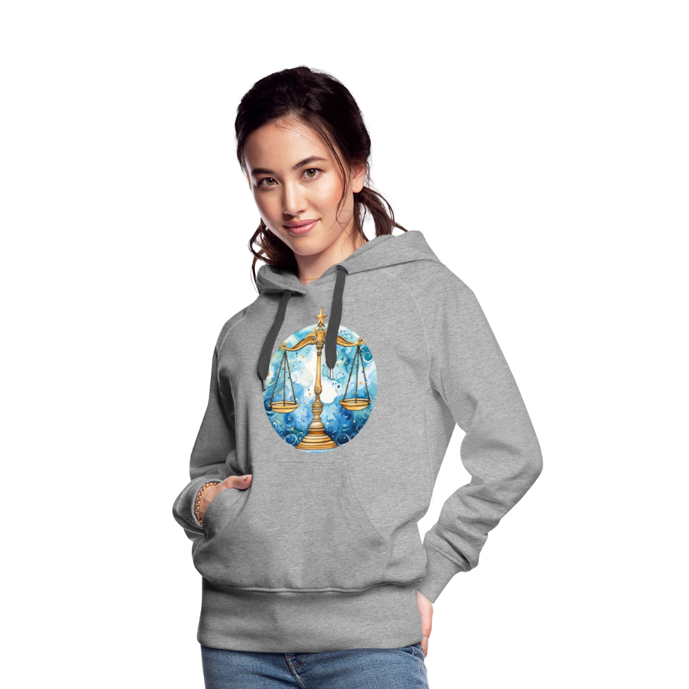 Women’s Mythical Libra Premium Hoodie - heather grey