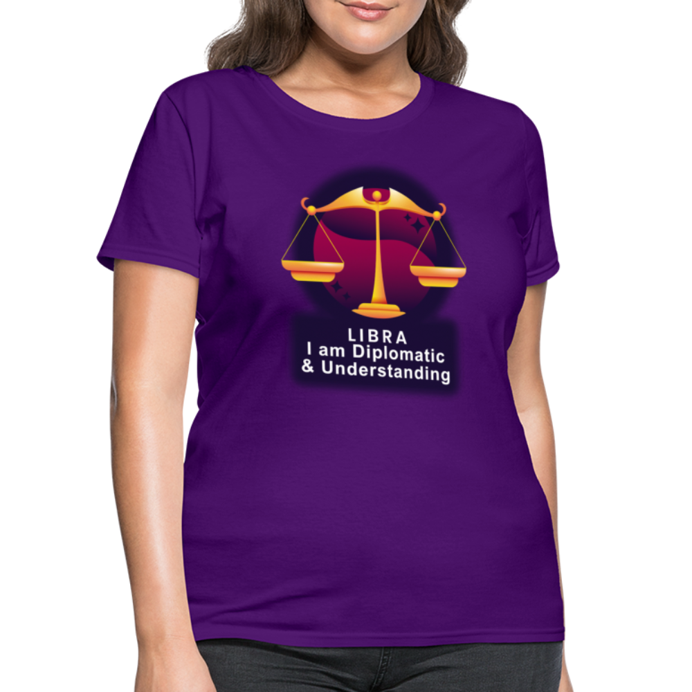 Women's Glow Libra T-Shirt - purple