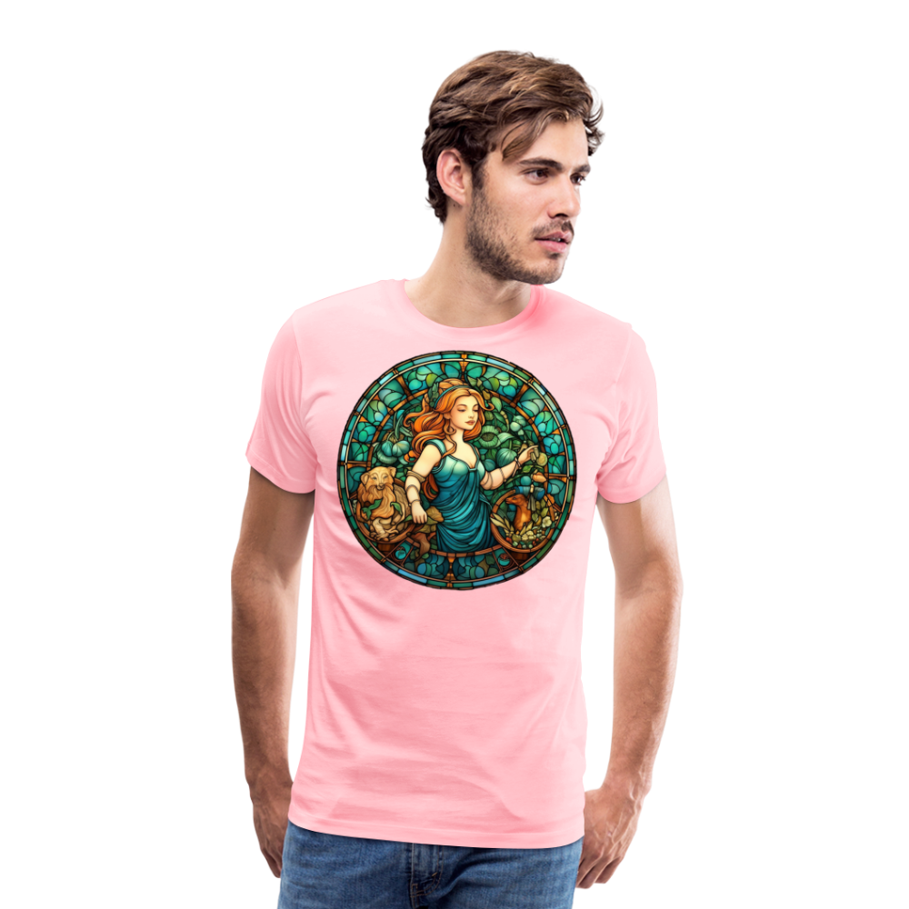 Men's Mosaic Virgo Premium T-Shirt - pink