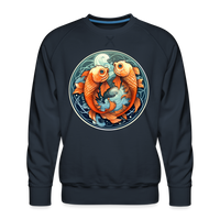 Thumbnail for Men’s Symbol Pisces Premium Sweatshirt - navy