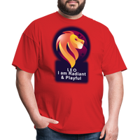 Thumbnail for Men's Glow Leo Classic T-Shirt - red