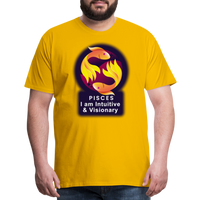 Thumbnail for Men's Glow Pisces Premium T-Shirt - sun yellow