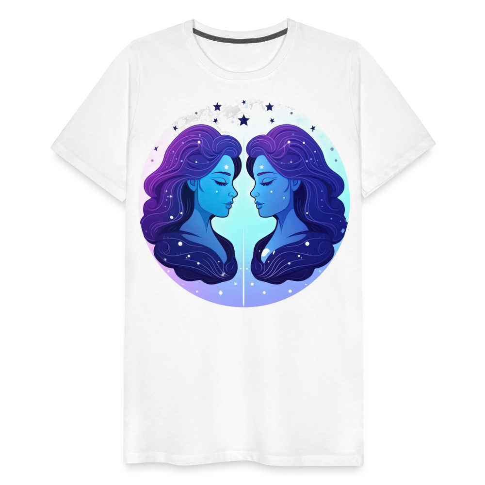 Men's Magic Gemini Premium T-Shirt - white