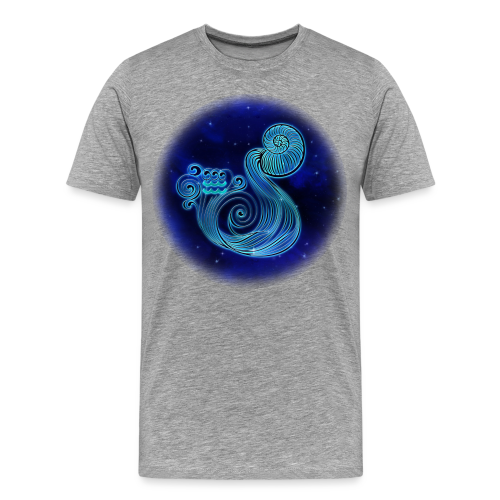 Men's Stellar Aquarius Premium T-Shirt - heather gray