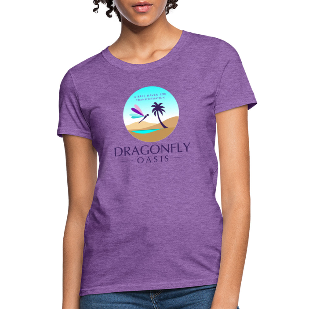 Women's Dragonfly Oasis V.1 Capricorn T-Shirt - purple heather