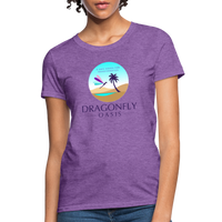 Thumbnail for Women's Dragonfly Oasis V.1 Capricorn T-Shirt - purple heather