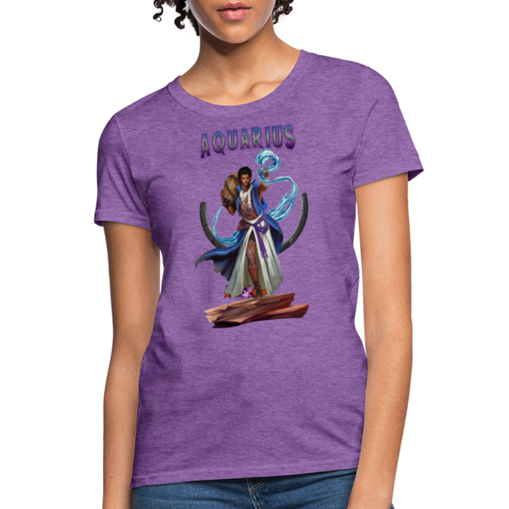 Women's Astral Aquarius T-Shirt - purple heather