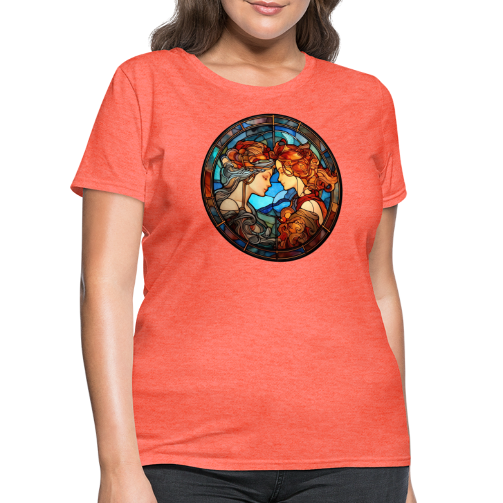 Women's Mosaic Gemini T-Shirt - heather coral