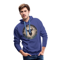 Thumbnail for Men’s Mythical Taurus Premium Hoodie - royal blue