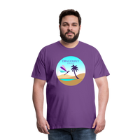 Thumbnail for Men's Dragonfly Oasis v.2 Premium T-Shirt - purple