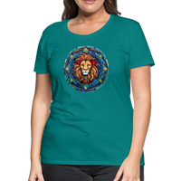 Thumbnail for Women's Mosaic Leo Premium T-Shirt - teal