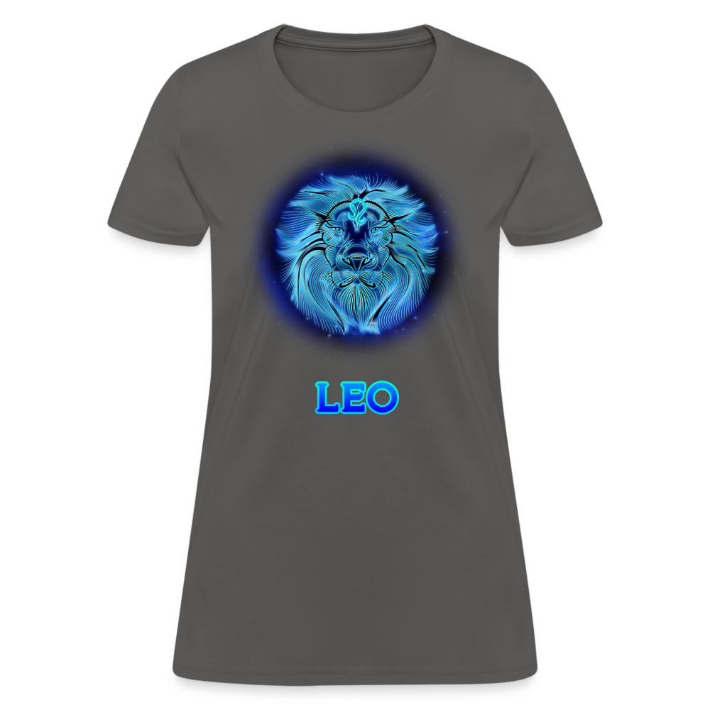 Women's Stellar Leo T-Shirt - charcoal