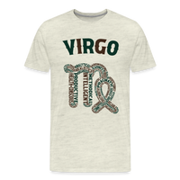 Thumbnail for Men's Power Words Virgo Premium T-Shirt - heather oatmeal