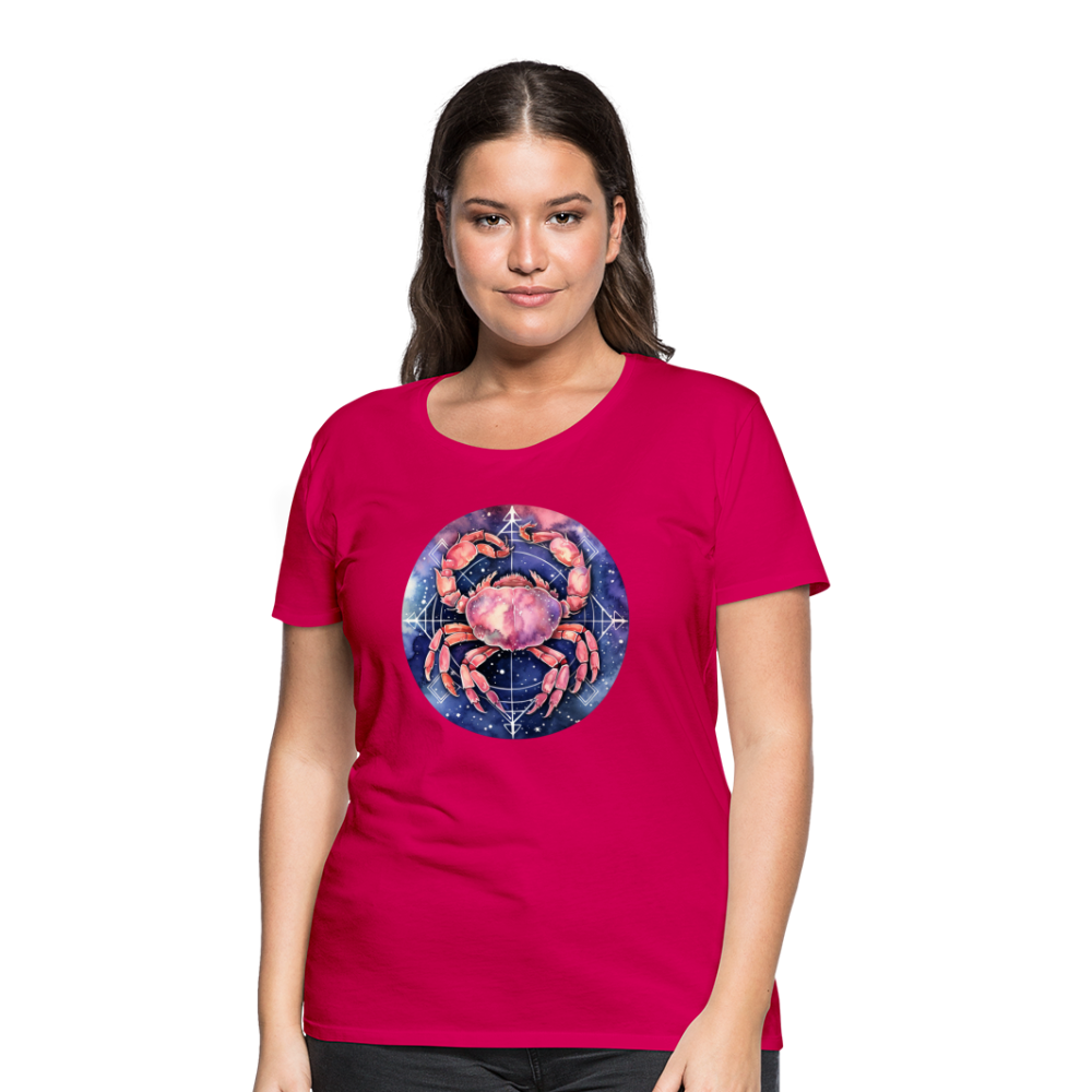 Women’s Mythical Cancer Premium T-Shirt - dark pink