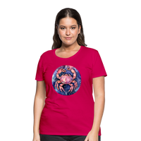 Thumbnail for Women’s Mythical Cancer Premium T-Shirt - dark pink