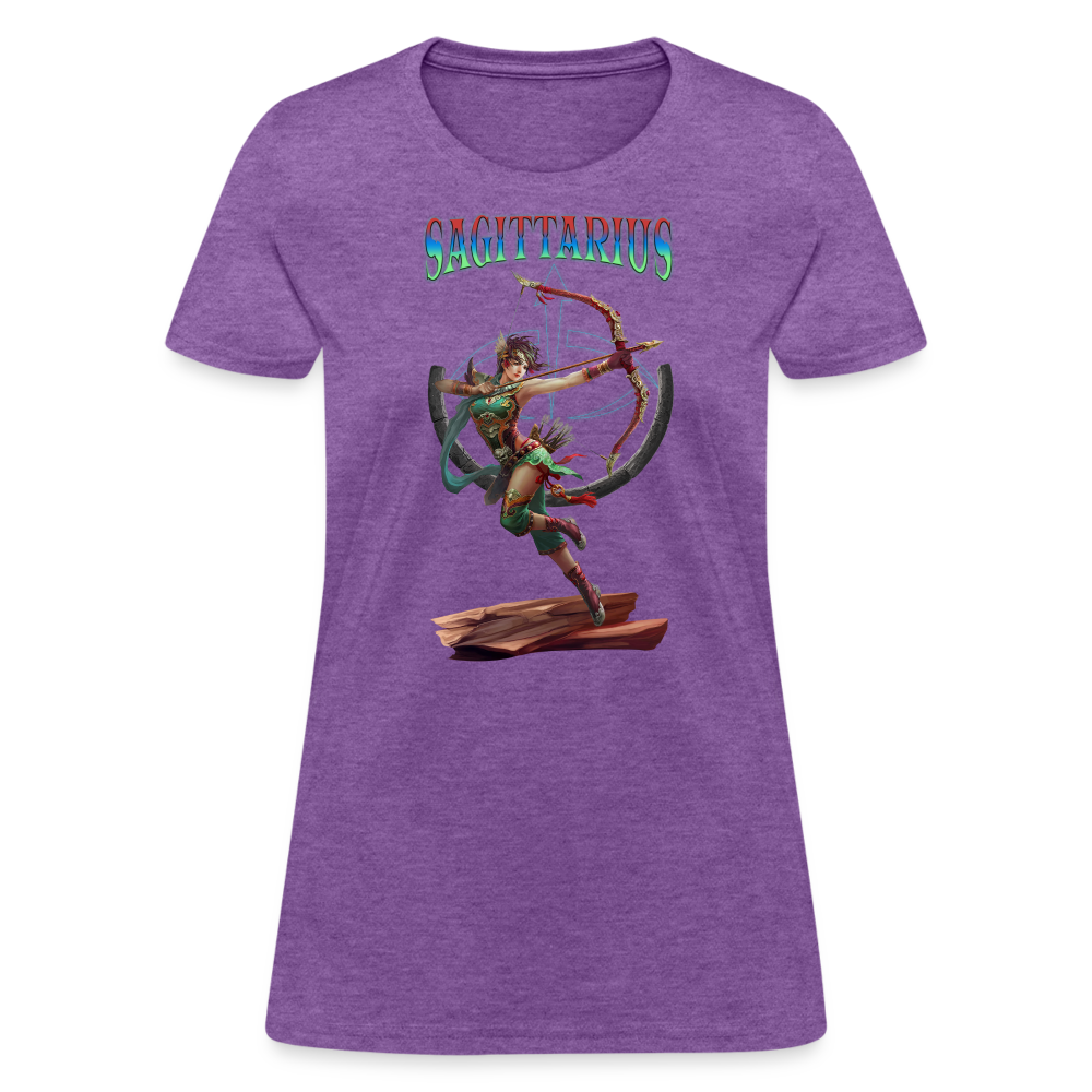 Astral Sagittarius Women's T-Shirt - purple heather