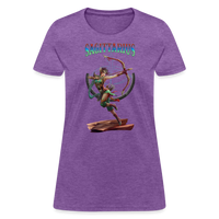 Thumbnail for Astral Sagittarius Women's T-Shirt - purple heather