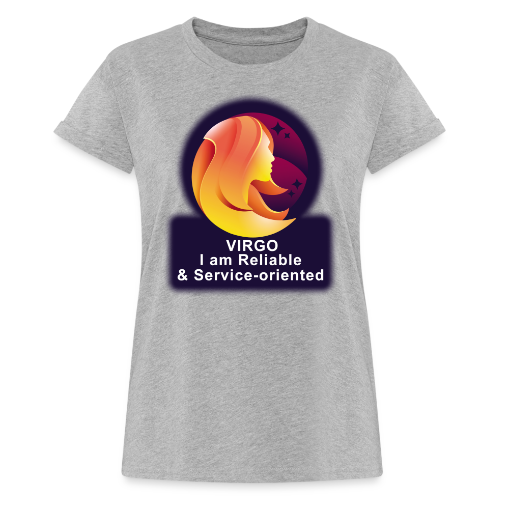 Women's Glow Virgo Relaxed Fit T-Shirt - heather gray