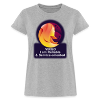 Thumbnail for Women's Glow Virgo Relaxed Fit T-Shirt - heather gray