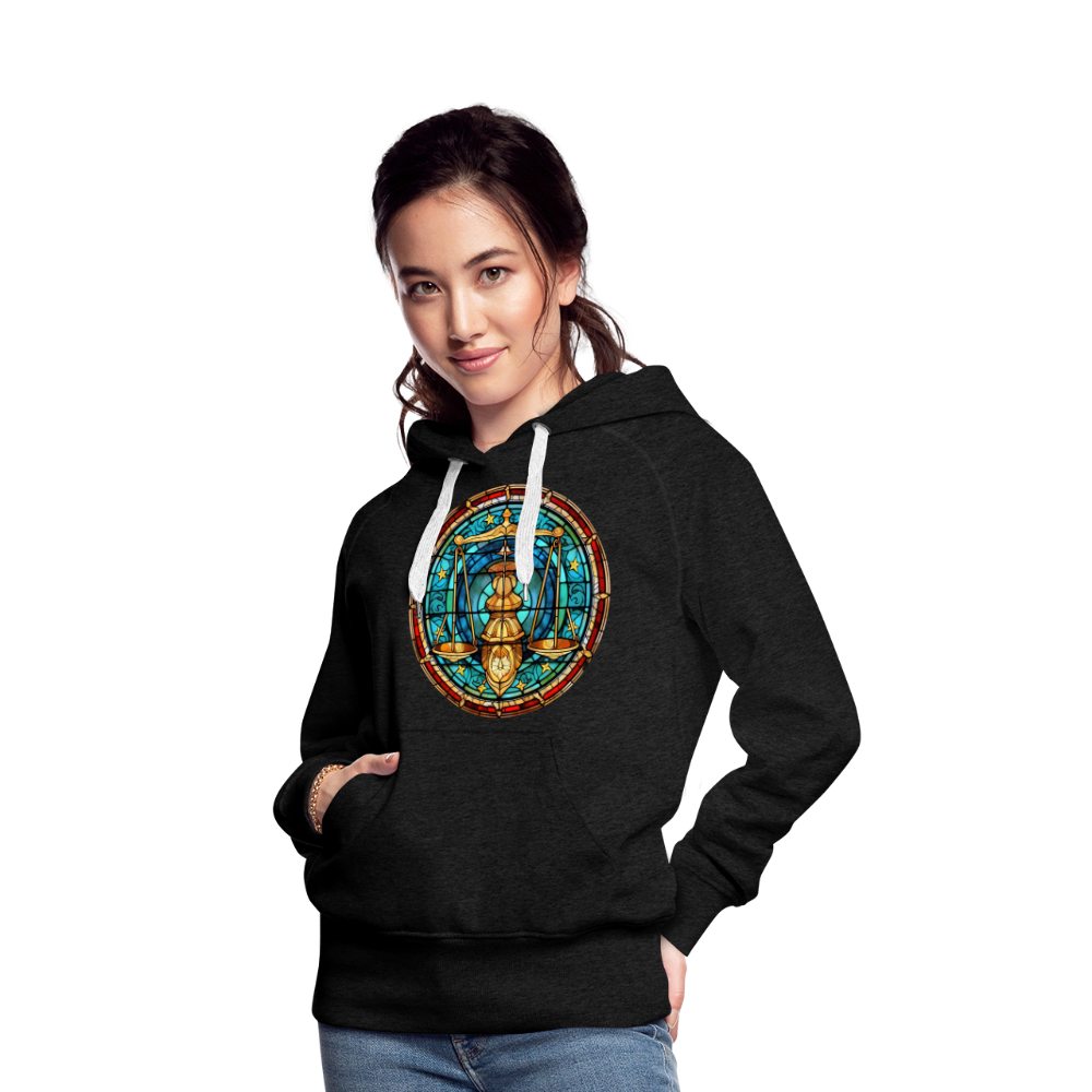 Women’s Mosaic Libra Premium Hoodie - charcoal grey