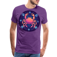 Thumbnail for Men's Magic Cancer Premium T-Shirt - purple