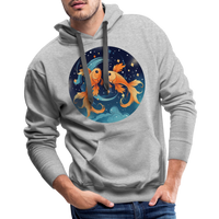 Thumbnail for Men’s Magic Pisces Premium Hoodie - heather grey