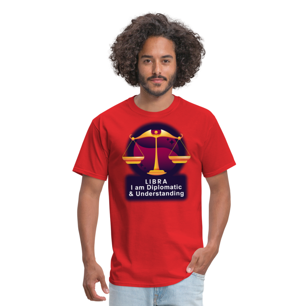 Men's Glow Libra Classic T-Shirt - red