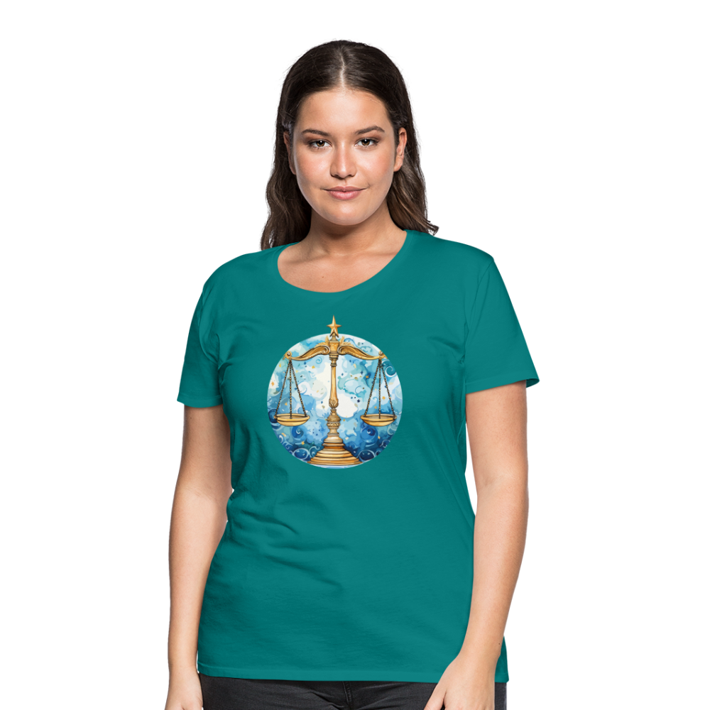 Women’sMythical Libra Premium T-Shirt - teal