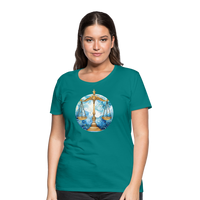 Thumbnail for Women’sMythical Libra Premium T-Shirt - teal