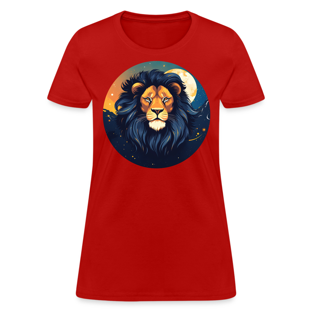 Women's Mystic Leo T-Shirt - red