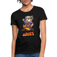 Thumbnail for Women's Playful Aries T-Shirt - black