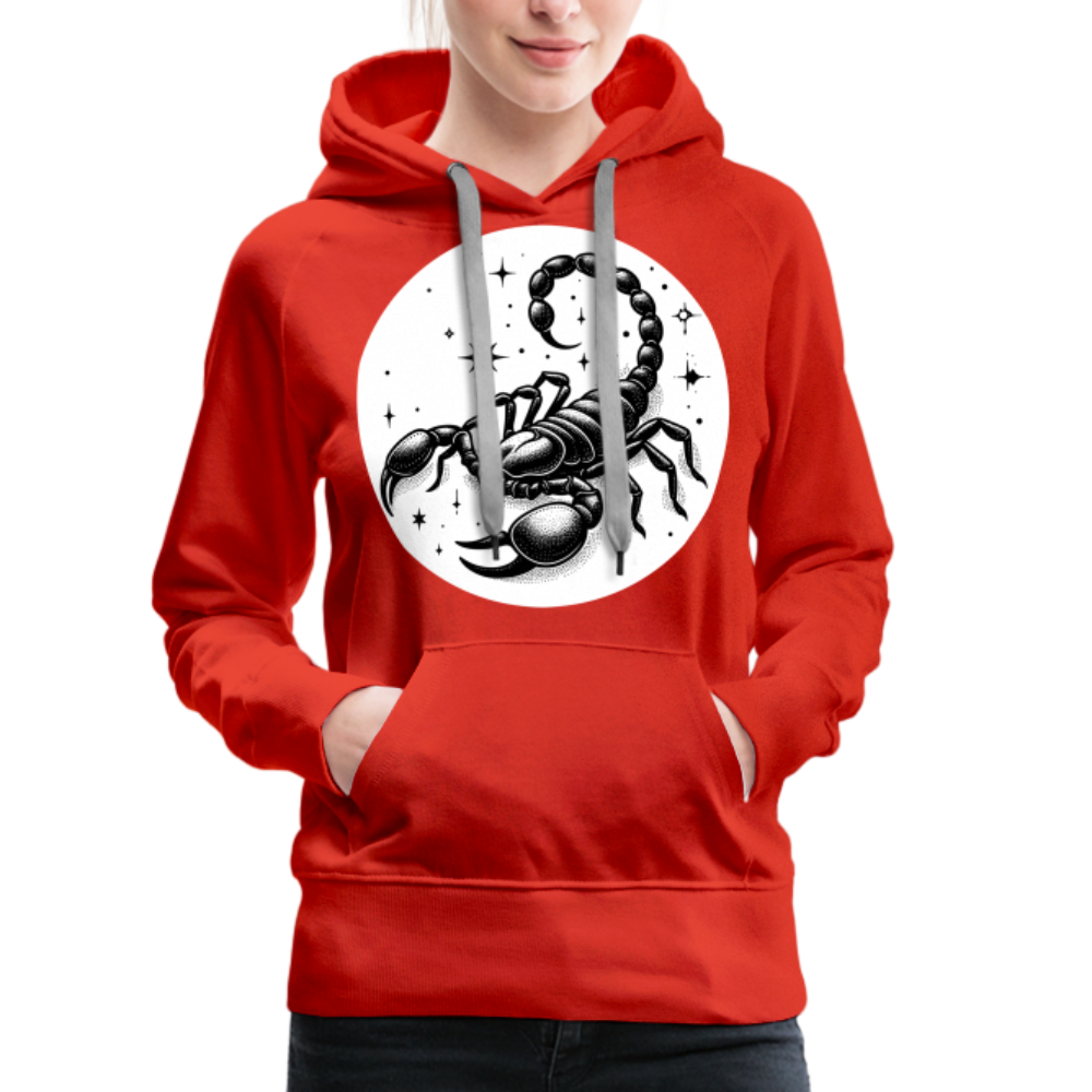 Women’s Magic Scorpio Premium Hoodie - red