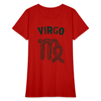 Thumbnail for Women's Power Words Virgo T-Shirt - red