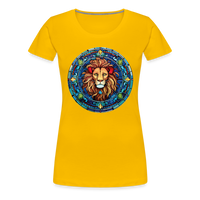 Thumbnail for Women's Mosaic Leo Premium T-Shirt - sun yellow