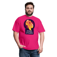 Thumbnail for Men's Glow Gemini Classic T-Shirt - fuchsia