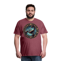 Thumbnail for Men's Mythical Scorpio Premium T-Shirt - heather burgundy