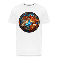 Thumbnail for Men's Mosaic Gemini Premium T-Shirt - white