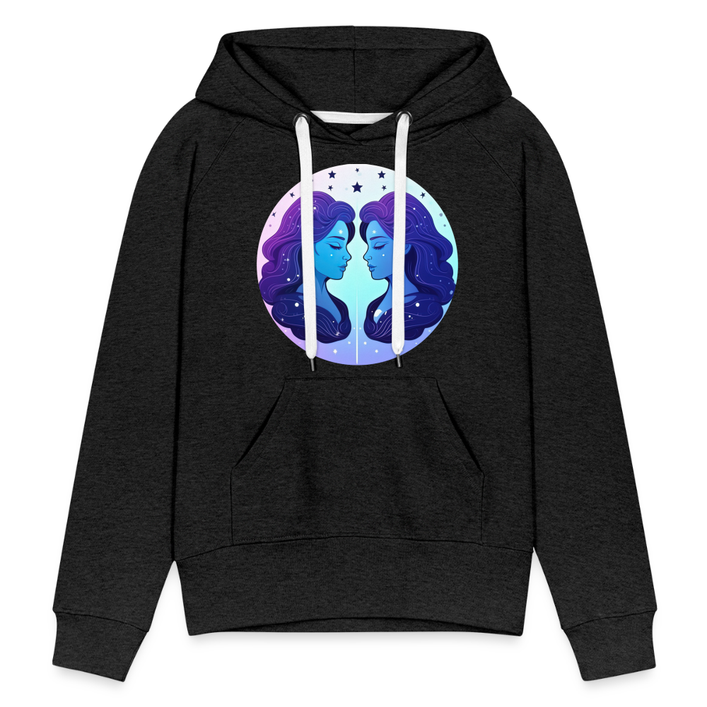 Women’s Magic Gemini Premium Hoodie - charcoal grey