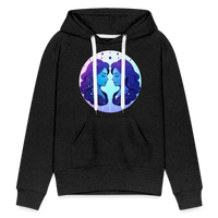 Thumbnail for Women’s Magic Gemini Premium Hoodie - charcoal grey