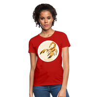 Thumbnail for Women's Mosaic Scorpio T-Shirt - red