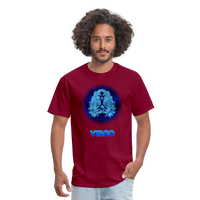 Thumbnail for Men's Stellar Virgo Classic T-Shirt - burgundy