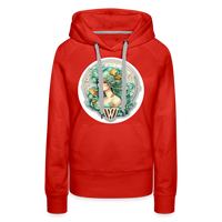 Thumbnail for Women’s Symbol Virgo Premium Hoodie - red