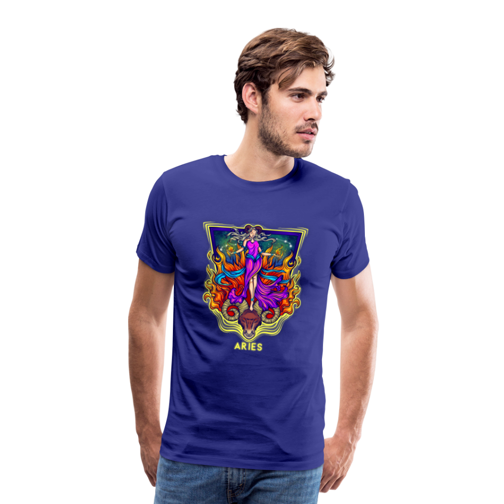 Men's Psychedelic Premium T-Shirt - royal blue