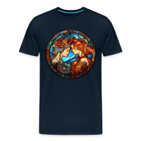 Thumbnail for Men's Mosaic Gemini Premium T-Shirt - deep navy