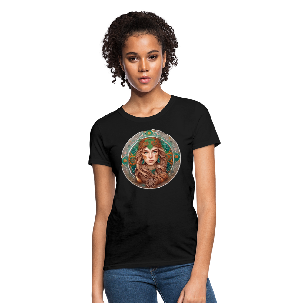 Women's Mythical Virgo T-Shirt - black