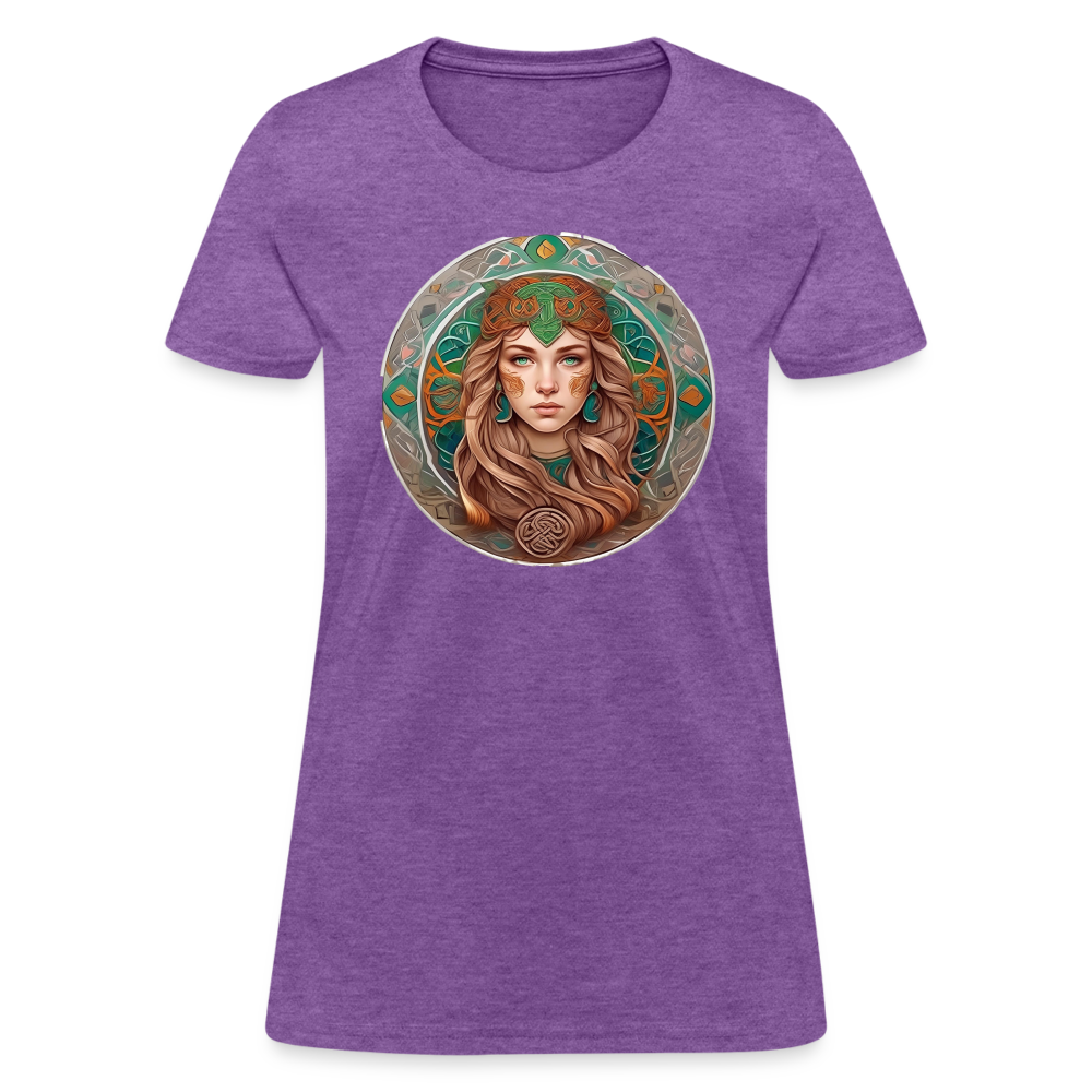 Women's Mythical Virgo T-Shirt - purple heather